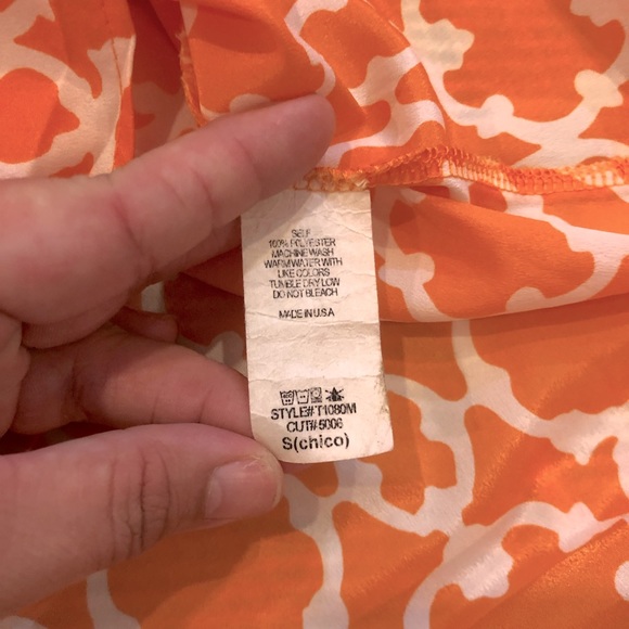 Boho V-neck Zip-up Top - Picture 8 of 10